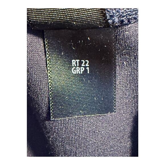 St. John Women's Navy Blue Stretch Pants Size Medium Casual Solid Side Zip - Picture 6 of 7